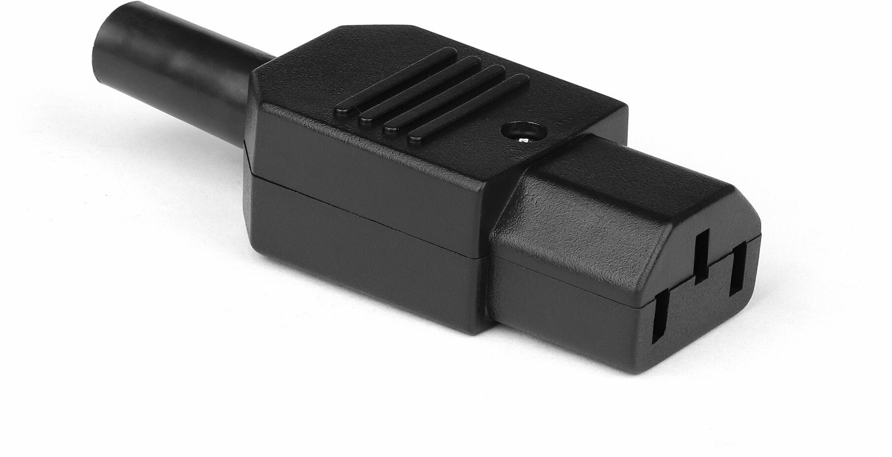 Электрическая кабельная розетка LANMASTER 10A, 250V, разборная, черная LAN-IEC-320-C13 16104166 - фотография № 4