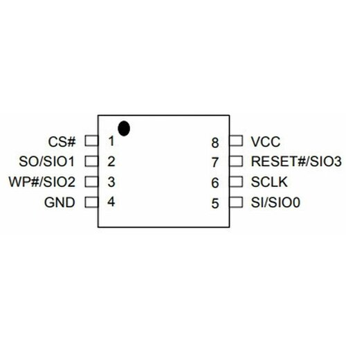 микросхема mx25l6445ezni 10g Микросхема MX25U3235FM2I-10G