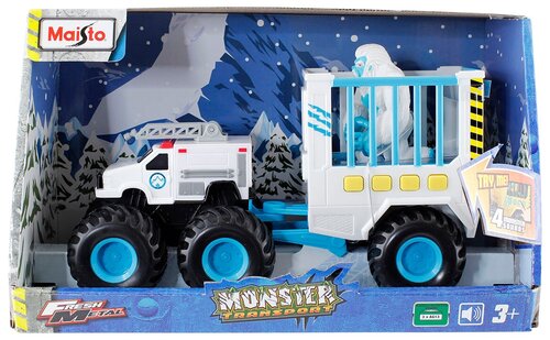 Машинка Maisto FM Monster Transport 4x4 Снежный человек 82266