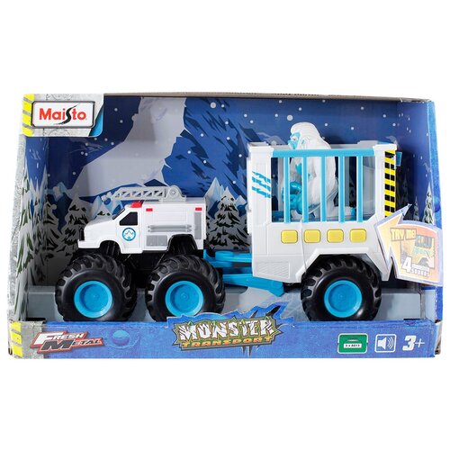 Машинка Maisto FM Monster Transport 4x4 Снежный человек 82266