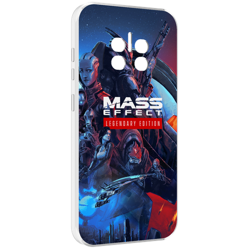 Чехол MyPads Mass Effect Legendary Edition для Doogee V11 задняя-панель-накладка-бампер