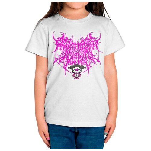 Футболка Dreamshirts Studio Куроми / Kuromi / Для мальчиков / Для девочек / Детская одежда Белая 5-6 лет