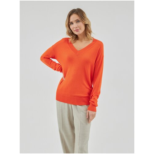 Джемпер Pompa, размер 42, оранжевый, красный
