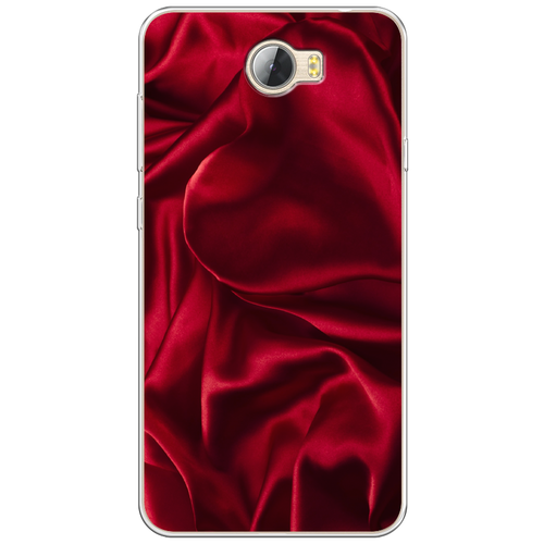 Силиконовый чехол на Honor 5A / Хонор 5А Текстура красный шелк силиконовый чехол на honor 60 хонор 60 текстура красный шелк