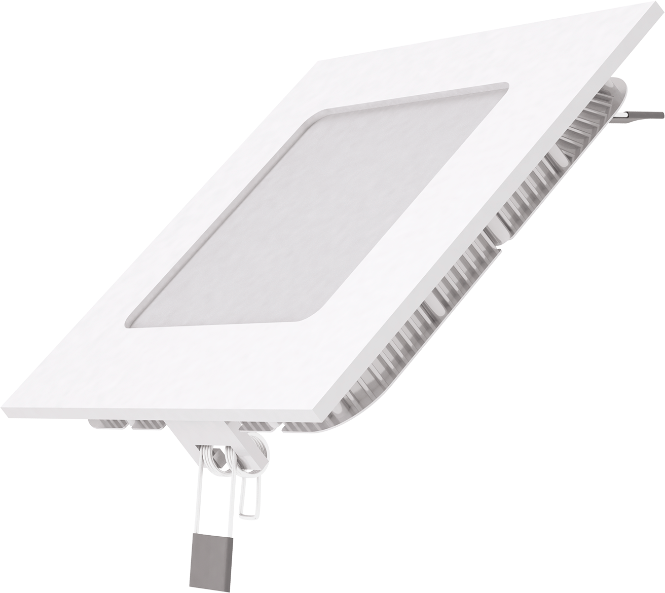 Светильник точечный встраиваемый светодиодный Gauss 6 Вт теплый белый свет ультратонкий под отверстие 105 мм - фотография № 1