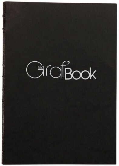 Скетчбук Clairefontaine 100л. А5 на сшивке "Graf'Book 360°", 100г/м2