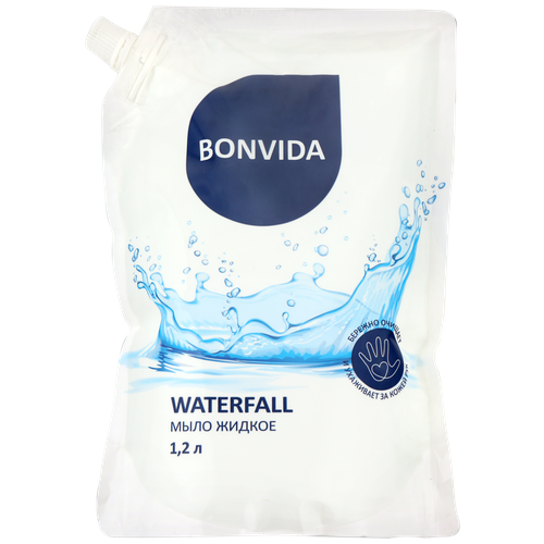 жидкое мыло waterfall 1 2л Жидкое мыло BONVIDA Waterfall, 1.2л
