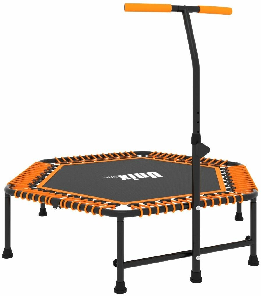 Батут Unix Line Fitness оранжевый (130 cm)