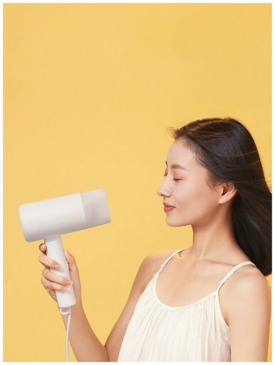 Фен Xiaomi Mijia Negative lon Portable Hair Dryer H100, белый - фотография № 12