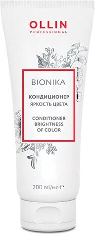 Кондиционер для волос Ollin Professional BioNika Яркость цвета Кондиционер для окрашенных волос 200мл
