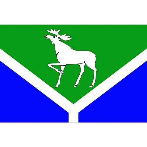 Флаг Усть-Ишимского района. Размер 135x90 см.