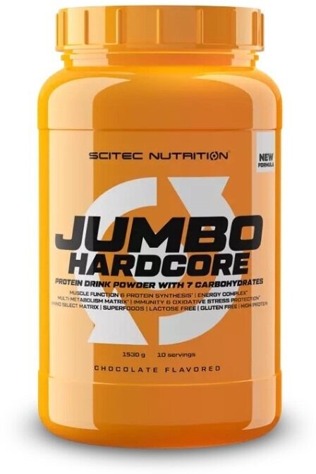 Scitec Nutrition Jumbo Hardcore (1530 гр) - Белый Шоколад