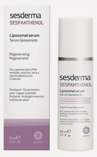 Изображение товара Сыворотка SesDerma "Sespanthenol", регенерирующая, липосомальная, 30мл