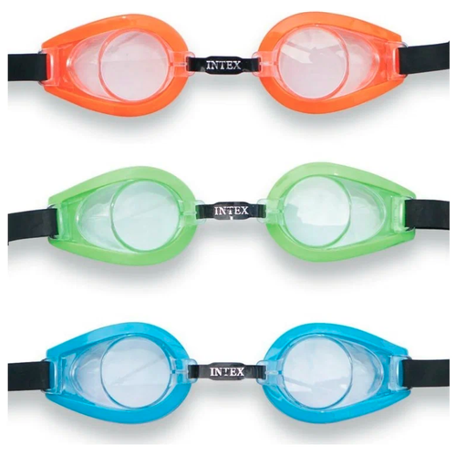фото Очки для плавания детские play goggles от 8 лет, в ассортименте, intex 55602
