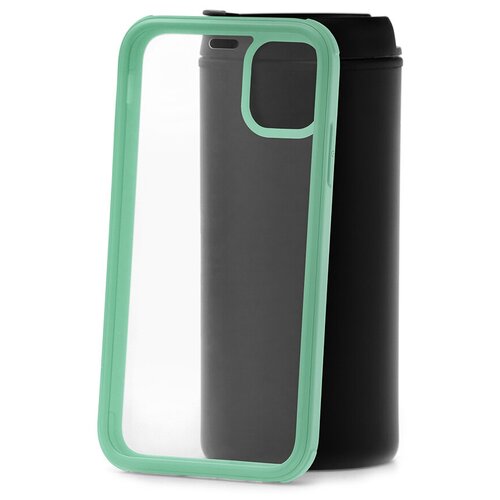 фото Чехол на айфон 11 kruche flexible side frame green кruче