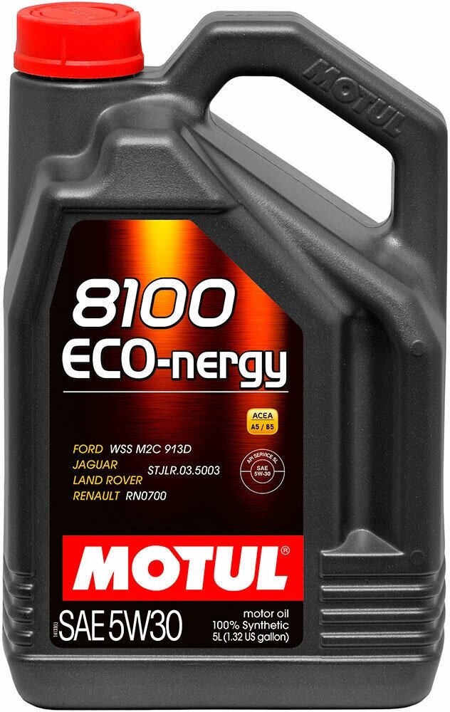 Масло моторное MOTUL 8100 Eco-nergy 5W30, 5л (арт. 102898) MOTUL-8100EN-5W30-5L