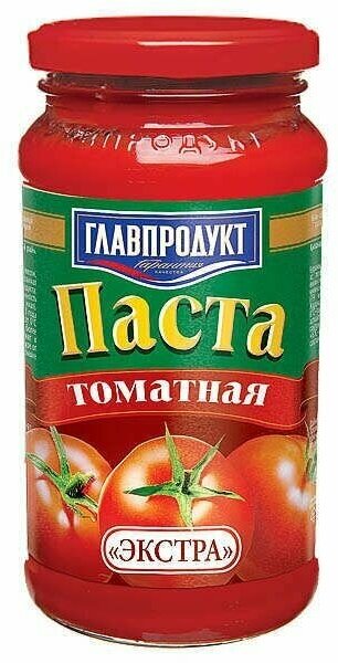 Паста томатная главпродукт Экстра, 480 г, 4 шт