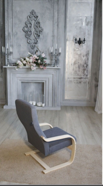 Кресло качалка для отдыха дома мягкое Алмаз - фотография № 12