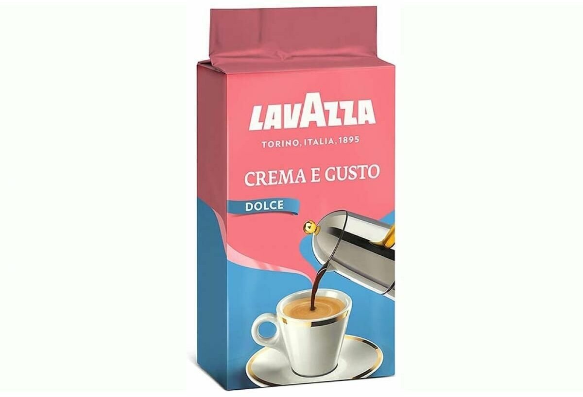 Кофе молотый Lavazza Crema Gusto Dolce, вакуумная упаковка, 250 г, вакуумная упаковка - фотография № 4
