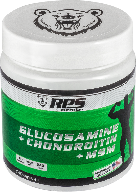 RPS Glucosamine + Chondroitin + MSM, 240 капсул (240 капсул)