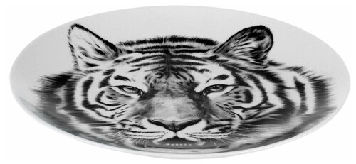 Тарелка добруш Тигр 24см обеденная фарфор