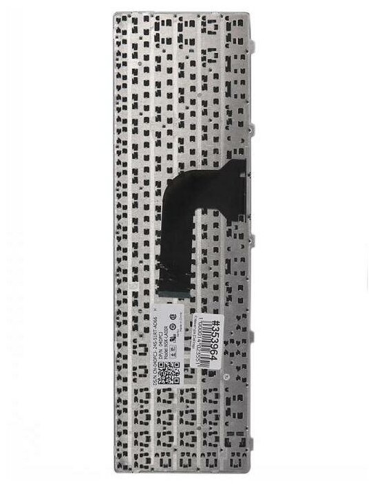 Клавиатура (keyboard) ZeepDeep для ноутбука Dell Inspiron 15-3521 черная с рамкой гор Enter NSK-LA00R