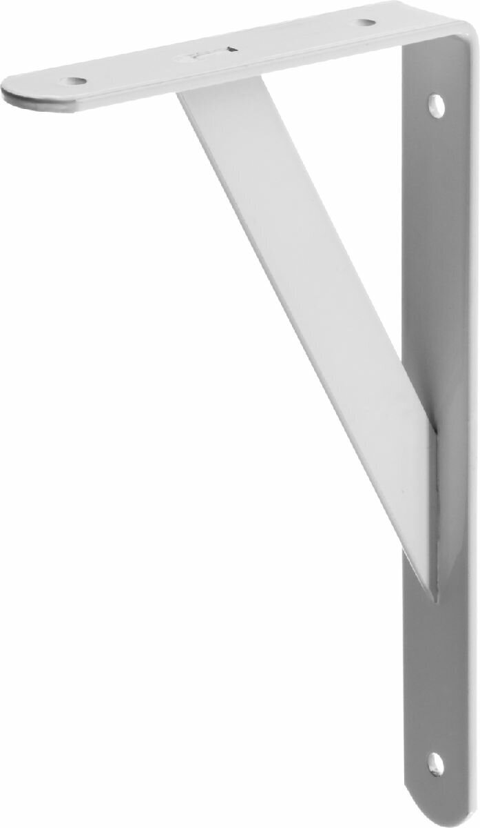 Усиленный уголок-кронштейн STAYER 250х150х30х4 мм белый (37420-1)