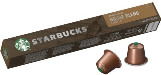 Кофе в капсулах Starbucks для кофемашин Nespresso House Blend 10 шт.