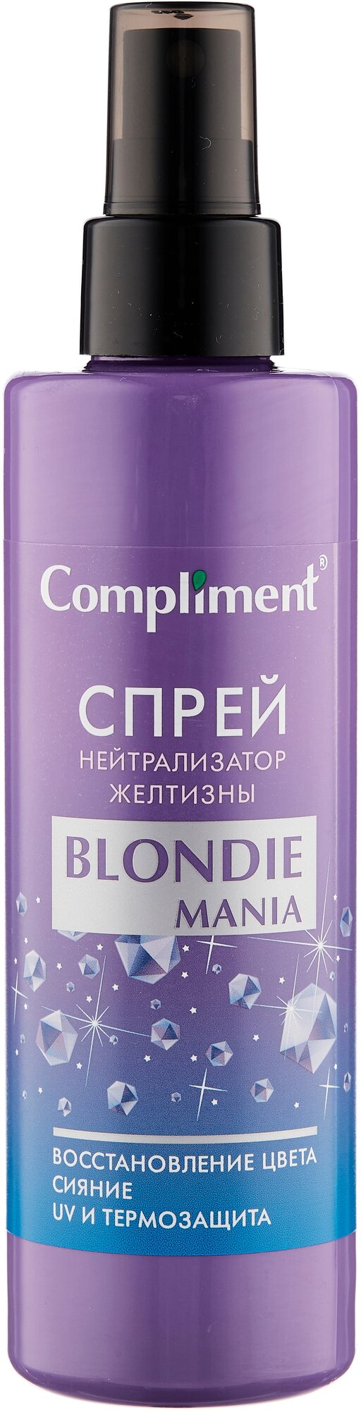 Compliment Blondie Mania Спрей для волос Нейтрализатор желтизны, 200 мл, спрей