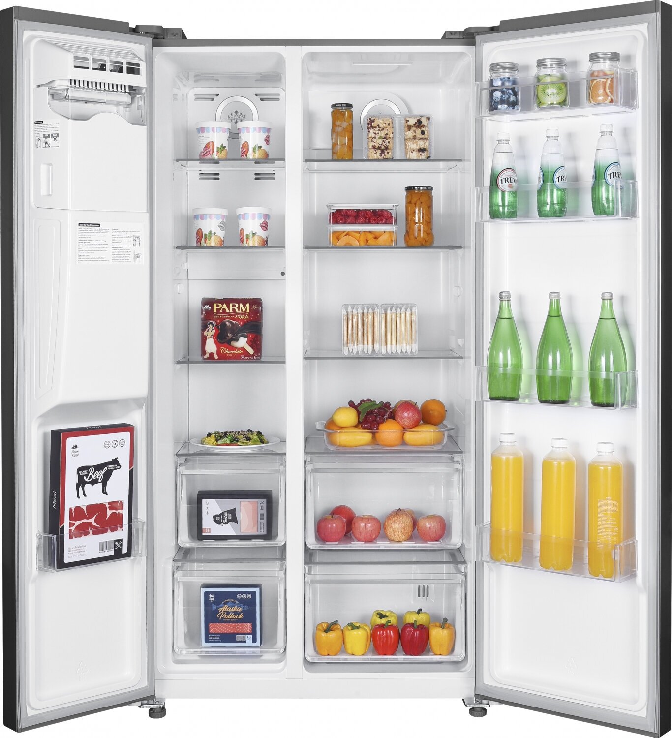 Холодильник двухкамерный Weissgauff Premium WSBS 695 NFX Inverter Ice Maker - фото №12