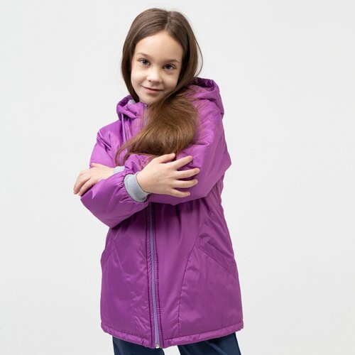 Куртка Швейное предприятие Ольга для девочек, размер 80, фиолетовый