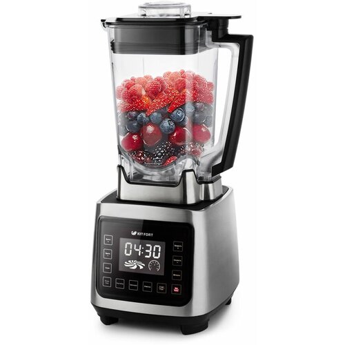 Блендер KITFORT КТ-1342 стационарный серебристыйчерный 1974500₽