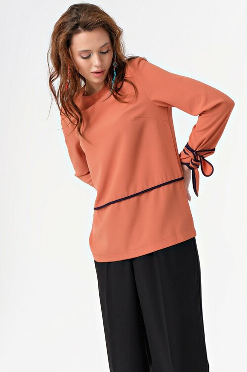 Блуза  FLY, размер 44, оранжевый