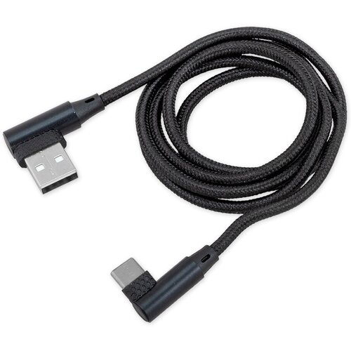 Дата-кабель зарядный USB/Type-C черный (угловой) 1м. ARNEZI A0605029 дата кабель зарядный usb type c черный угловой 1м arnezi a0605029