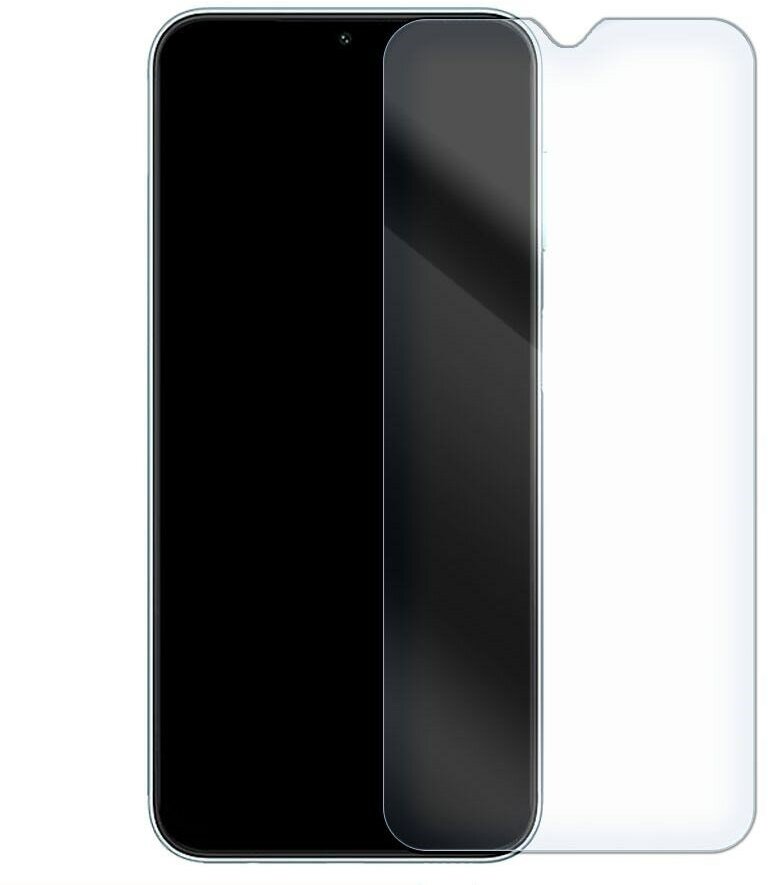 Стекло защитное гибридное Krutoff для Samsung galaxy M14