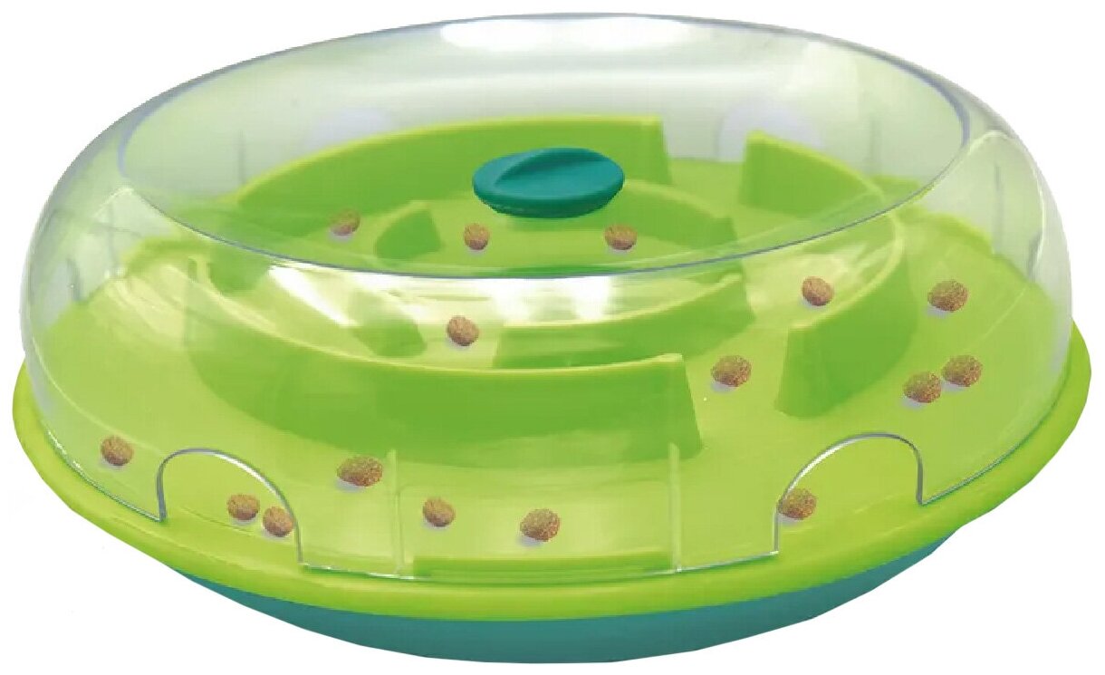Игрушка для собак Petstages Миска-головоломка ОН Wobble Bowl раскачивающаяся для медленного поедания корма (0.5 кг) - фотография № 7