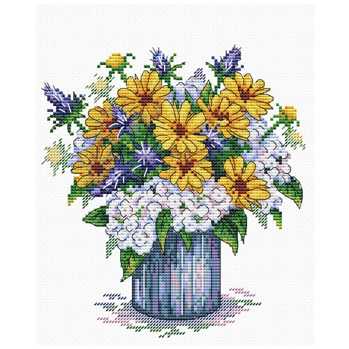 фото Набор для вышивания м №14 №502 "мелодия аромата" 17 х 19 см жар-птица