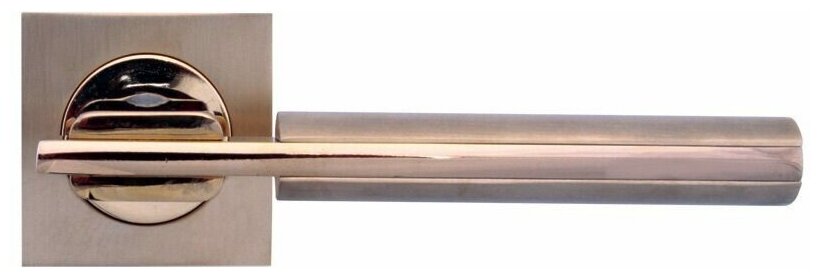 Дверные ручки межкомнатные на розетке Valley W102 Матовое золото/золото (2 шт)