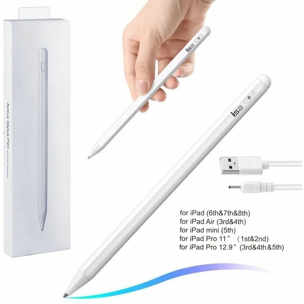 Стилус для iPad 2018 2019 2020 2021 2022 / Сенсорная ручка для планшета iPad