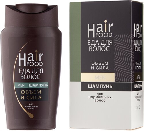 HairFood шампунь Объем и сила укрепляющий для мужчин, 250 мл