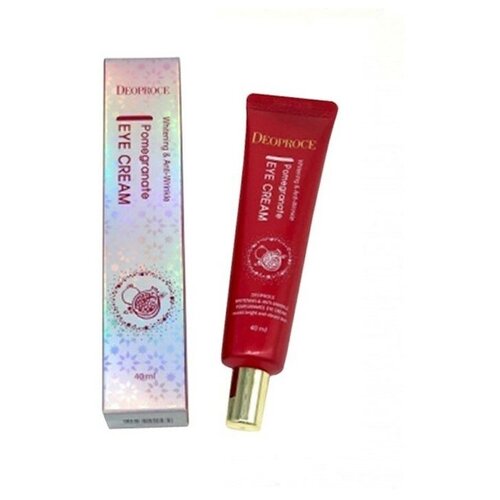 DEOPROCE Крем для глаз антивозрастной WHITENING AND ANTI-WRINKLE POMEGRANATE EYE CREAM 40мл !!! Сроки годности 01.2023!!!