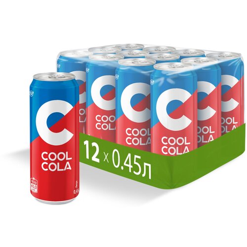Напиток "Кул Кола" ("Cool Cola"), а/б 0.33 упаковка (12шт)