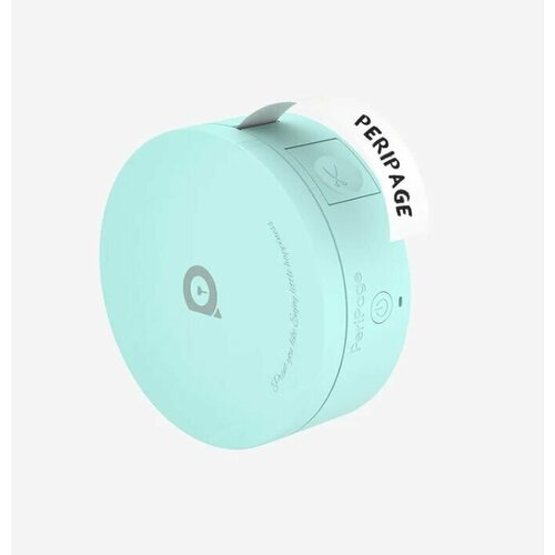 Портативный термопринтер Peripage L1 Plus, мини принтер для телефона, мобильный, карманный, для этикеток, наклеек, стикеров, зеленый