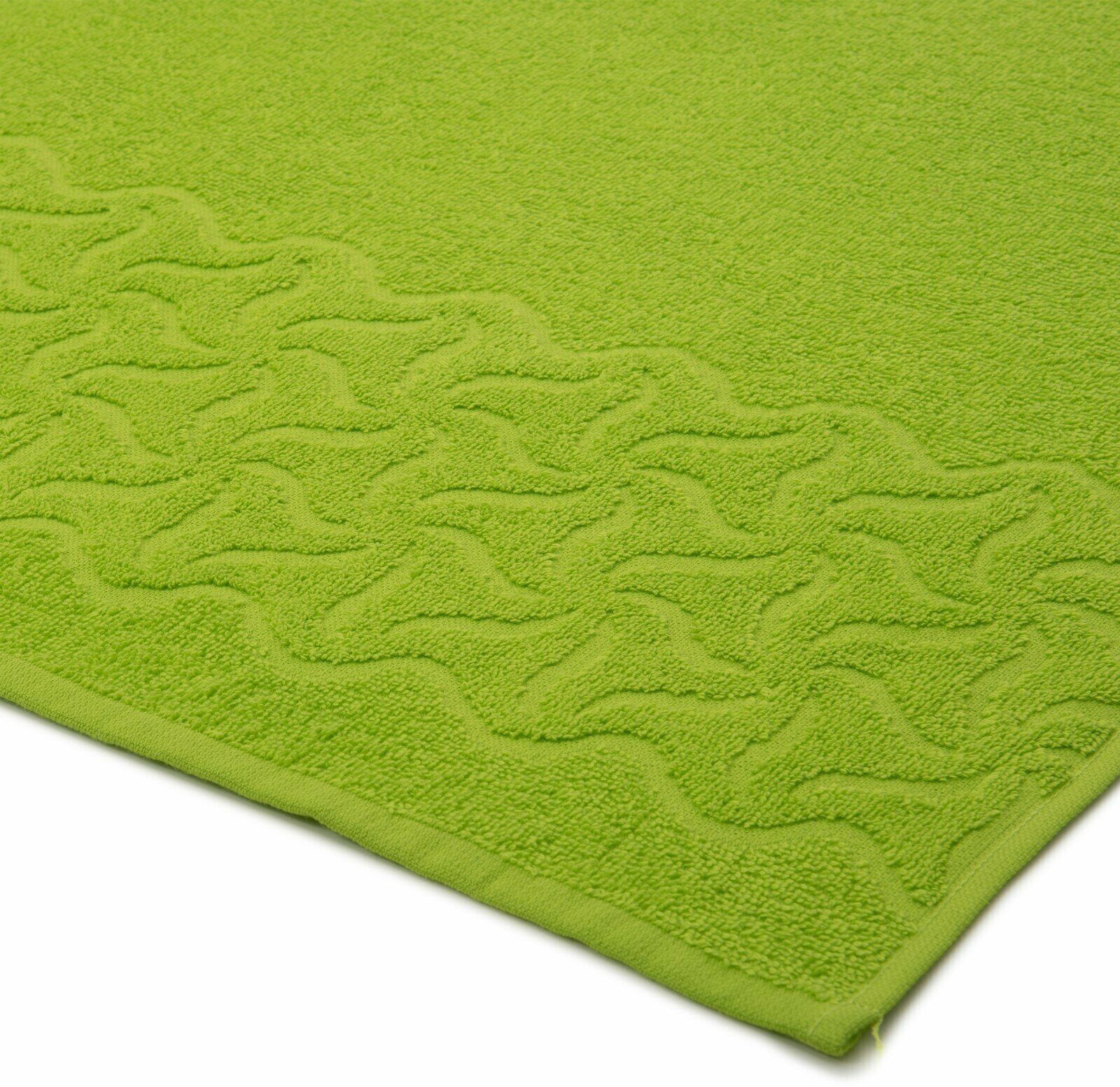 Полотенце махровое Радуга,30х70 см, цвет зелёный - фотография № 2