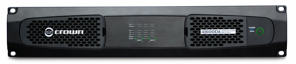 Crown DCi 4I600DA усилитель с DSP 4-канальный с интерфейсами Dante / AES67, Мощность (на канал): 3