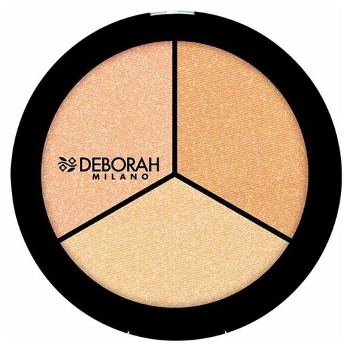 DEBORAH Highlighter Trio Palette, черный