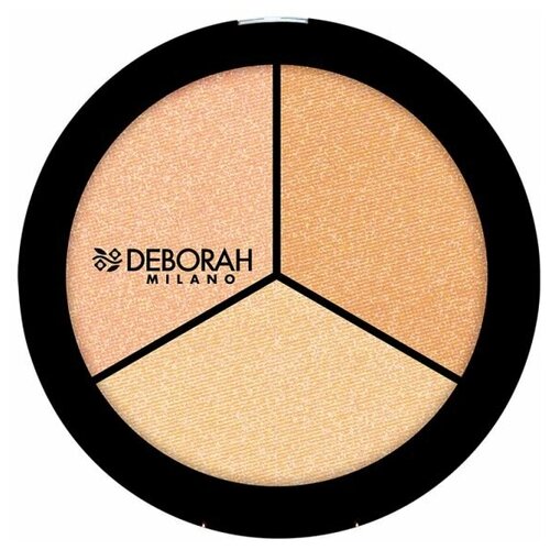 DEBORAH Highlighter Trio Palette, черный