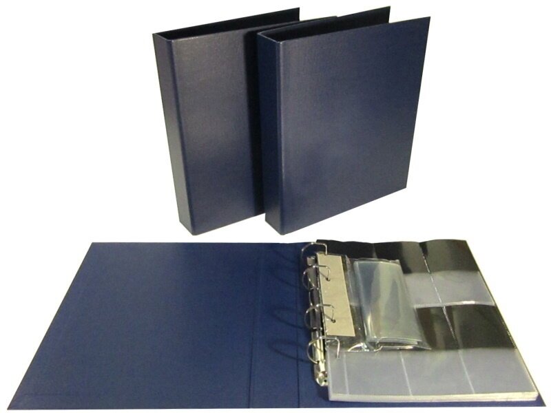 Альбом вертикальный 270х230 мм, с листами для наград, цвет синий. Сомс