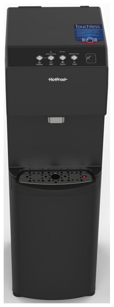 Кулер для воды HotFrost V450AMI black, черный с бесконтактной подачей воды