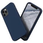 Чехол-накладка RhinoShield темно-синий для Apple iPhone 12/12 Pro с защитой от падений с 3.5 м - изображение